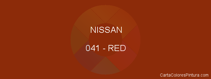 Pintura Nissan 041 Red