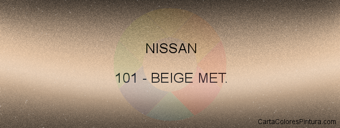 Pintura Nissan 101 Beige Met.