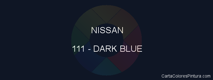 Pintura Nissan 111 Dark Blue