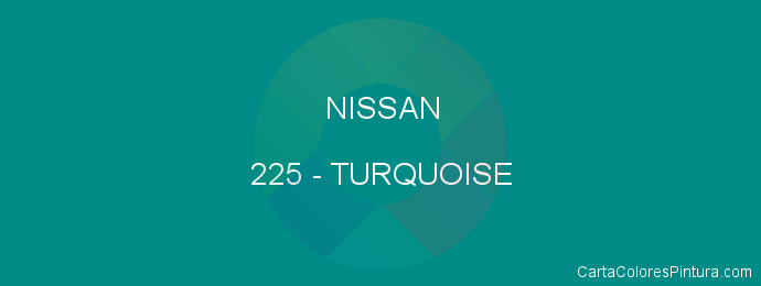 Pintura Nissan 225 Turquoise
