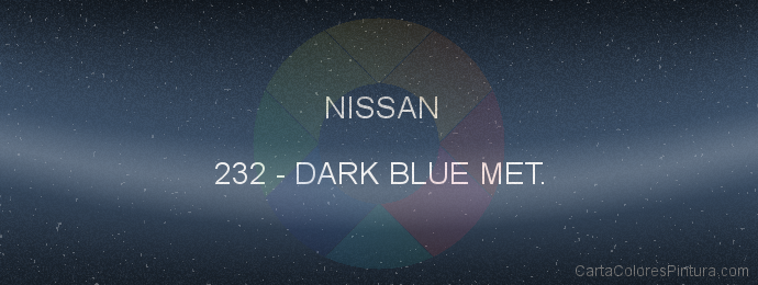 Pintura Nissan 232 Dark Blue Met.