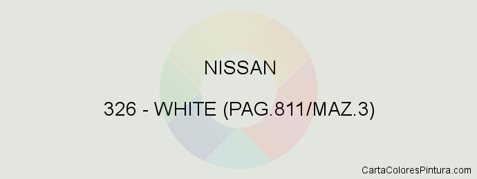 Pintura Nissan 326 White (pag.811/maz.3)
