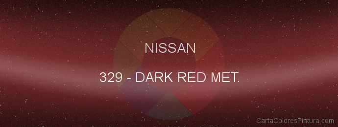 Pintura Nissan 329 Dark Red Met.