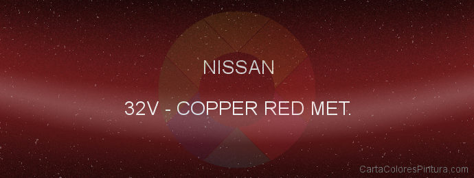 Pintura Nissan 32V Copper Red Met.