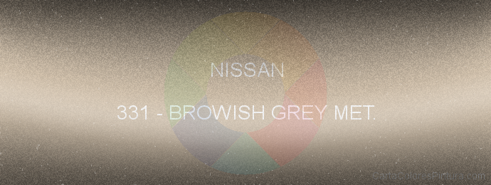 Pintura Nissan 331 Browish Grey Met.