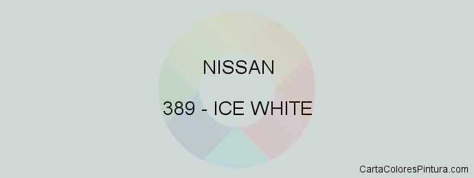 Pintura Nissan 389 Ice White