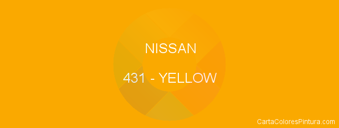 Pintura Nissan 431 Yellow