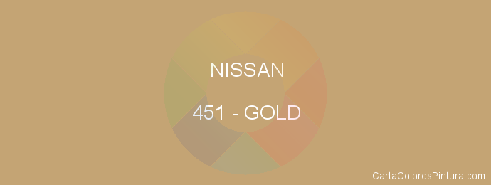 Pintura Nissan 451 Gold