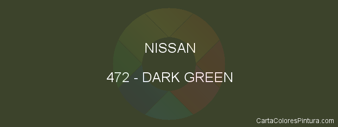 Pintura Nissan 472 Dark Green