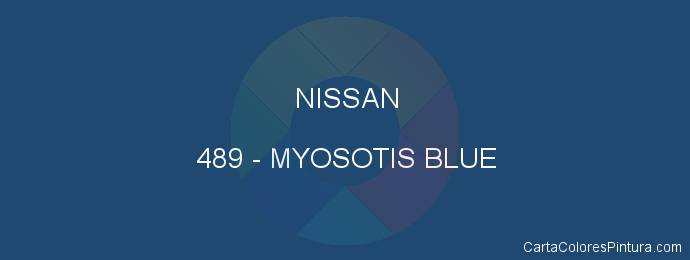 Pintura Nissan 489 Myosotis Blue