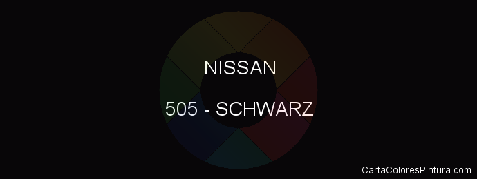 Pintura Nissan 505 Schwarz