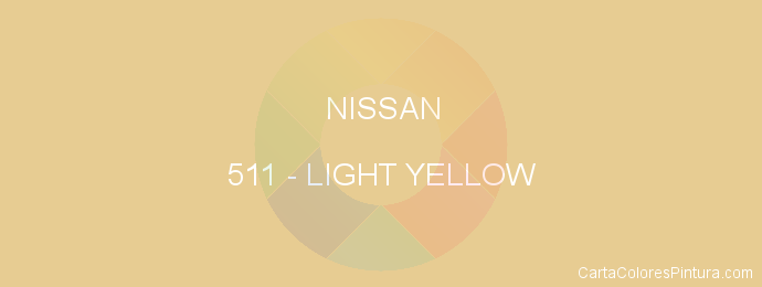 Pintura Nissan 511 Light Yellow