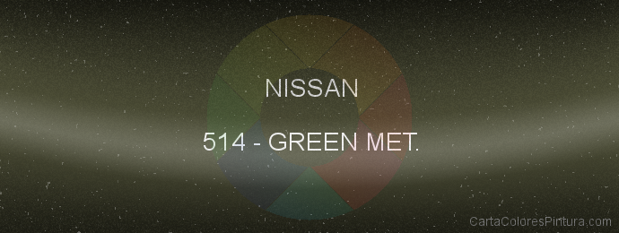 Pintura Nissan 514 Green Met.