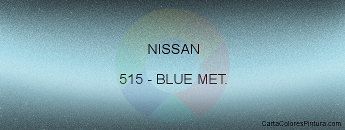 Pintura Nissan 515 Blue Met.