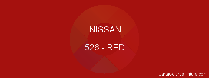 Pintura Nissan 526 Red