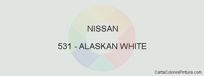 Pintura Nissan 531 Alaskan White