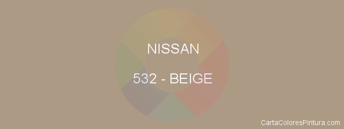 Pintura Nissan 532 Beige