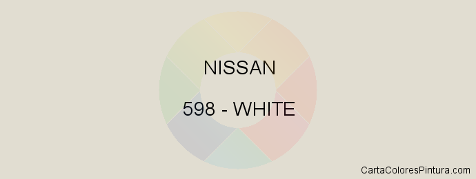 Pintura Nissan 598 White