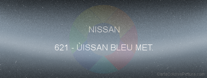 Pintura Nissan 621 Ùissan Bleu Met.