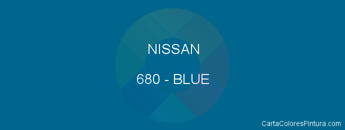 Pintura Nissan 680 Blue