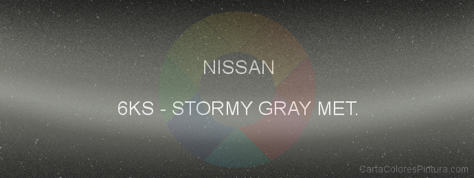 Pintura Nissan 6KS Stormy Gray Met.