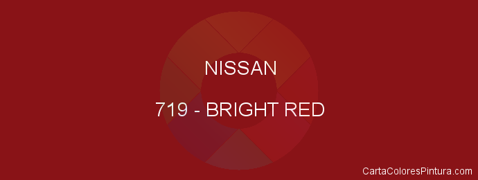 Pintura Nissan 719 Bright Red