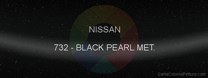 Pintura Nissan 732 Black Pearl Met.