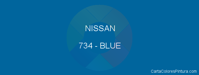Pintura Nissan 734 Blue