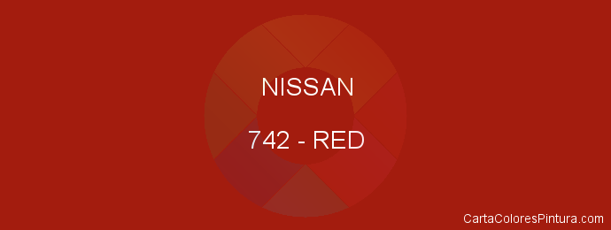Pintura Nissan 742 Red