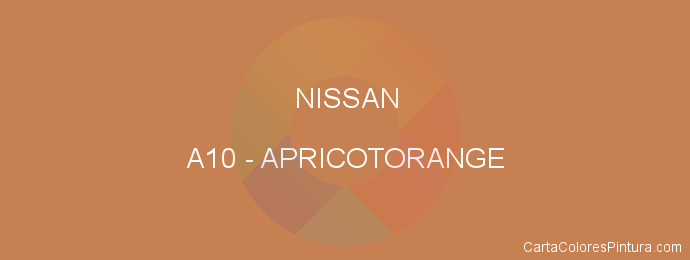 Pintura Nissan A10 Apricotorange