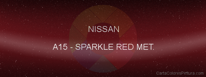 Pintura Nissan A15 Sparkle Red Met.