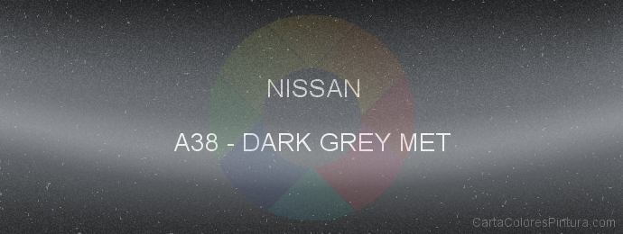 Pintura Nissan A38 Dark Grey Met
