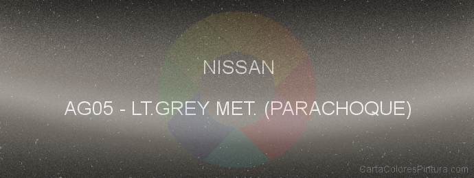 Pintura Nissan AG05 Lt.grey Met. (parachoque)