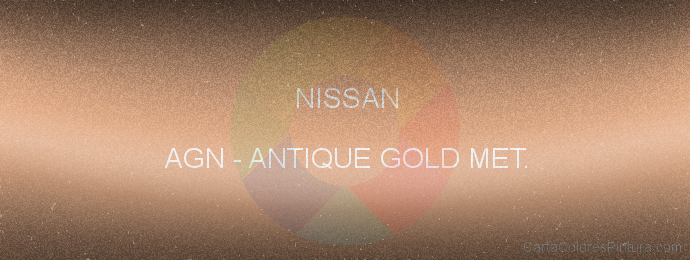 Pintura Nissan AGN Antique Gold Met.