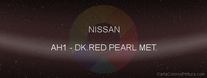 Pintura Nissan AH1 Dk.red Pearl Met.