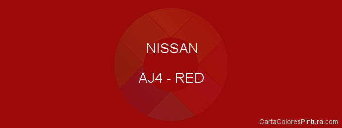 Pintura Nissan AJ4 Red