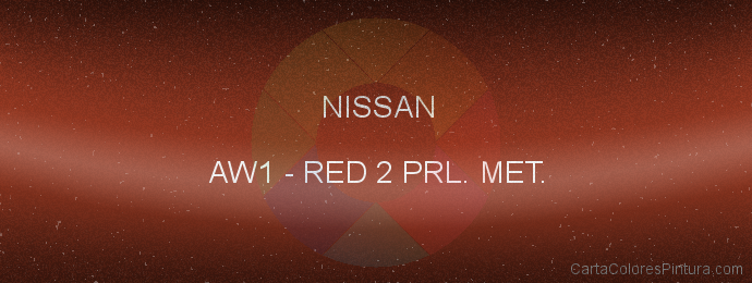 Pintura Nissan AW1 Red 2 Prl. Met.