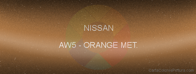 Pintura Nissan AW5 Orange Met.