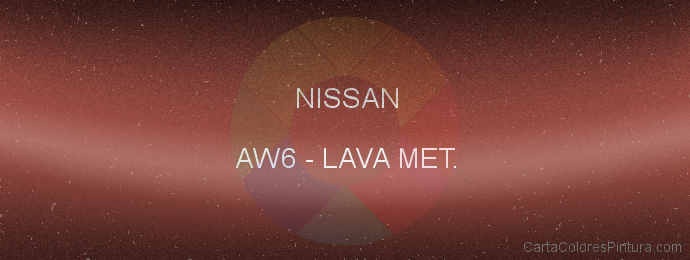 Pintura Nissan AW6 Lava Met.