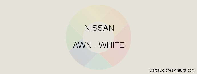 Pintura Nissan AWN White