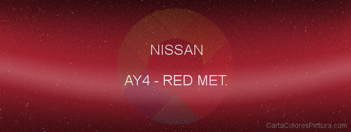 Pintura Nissan AY4 Red Met.