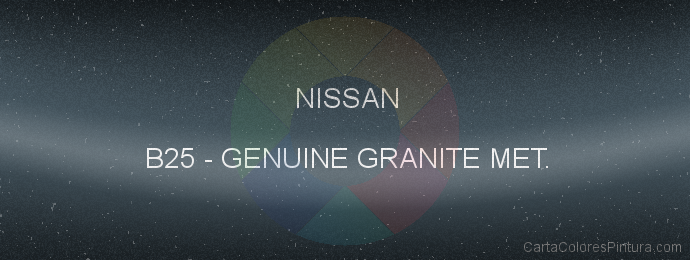 Pintura Nissan B25 Genuine Granite Met.