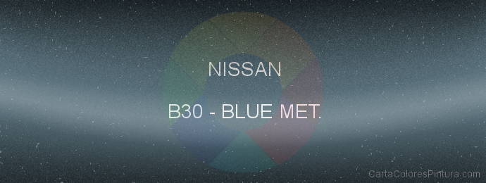 Pintura Nissan B30 Blue Met.