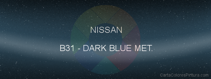 Pintura Nissan B31 Dark Blue Met.