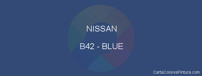 Pintura Nissan B42 Blue