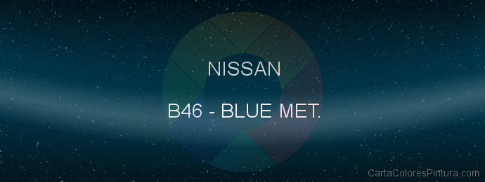 Pintura Nissan B46 Blue Met.