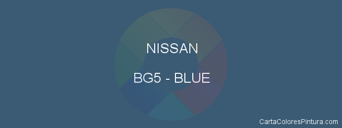 Pintura Nissan BG5 Blue