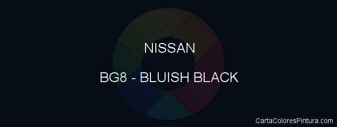 Pintura Nissan BG8 Bluish Black