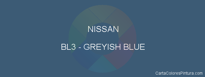 Pintura Nissan BL3 Greyish Blue