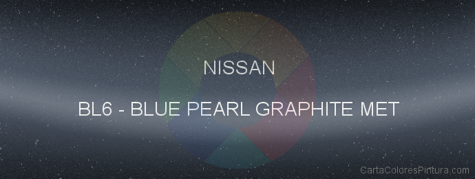 Pintura Nissan BL6 Blue Pearl Graphite Met